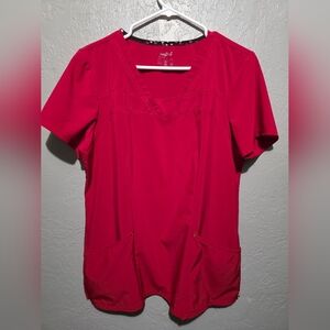 2 Piece Scrub Set Heart Soul Red